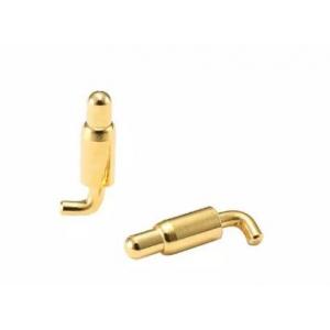 Gold Right Angle POGO Pin Brass Spring Loaded Pin Connector For Heating Element