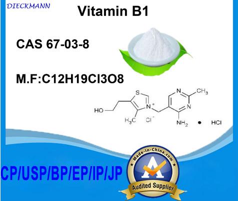 CAS 67-03-8 réactifs de produit chimique de vitamine de chlorhydrate de thiamine