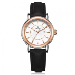 China Luminous Ladi Calendar Quartz Stainless Steel Watch For Ladies Girl Gift supplier
