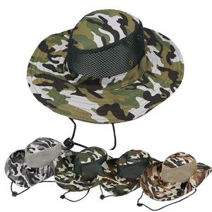 Digital Printed Multi Panel Military Bucket Hat Camouflage Boonie Hat