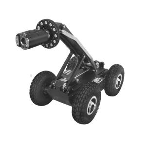 360度回転とリモコン操作のパイプ検査カメラロボットクローラーシステム