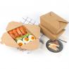 Disposable Custom Food Boxes Tornable Edge Design Built In Lamination Leak Proof