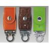 short leather case usb with dermis key buckle design