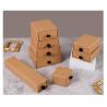 China Recyclable Cardboard Packaging Boxes , Hard Rigid Drawer Box Packaging With Ribbon wholesale