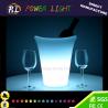 Wireless Colorful Plastic Pub Bar Furniture Round LED Wine Ice Bucket