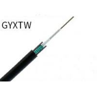 China Aerial 8 Core Fiber Optic Cable Single Mode GYXTW Armored Optical Cable on sale