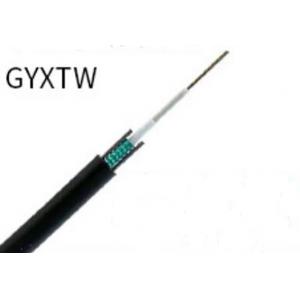 Aerial 8 Core Fiber Optic Cable Single Mode GYXTW Armored Optical Cable