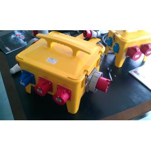 Waterproof Portable Distribution Box Customized Yellow ABS Power House