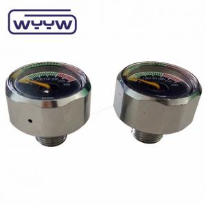 22mm mini manometer 1/8bspp gas flowmeter pcp inline diving gauge bar scuba pressure gauge