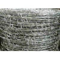 China Twist Galvanized Barbed Wire Q195 Zinc Coated 10cm For Residential on sale