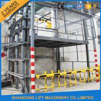 3.5 Tons Hydraulic Deck Lift Elevator , Warehouse Goods Elevator Lifts Commercial