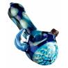 Borosilicate Glass Spoon Pipes / Colored Glass Bubbler Water Pipes
