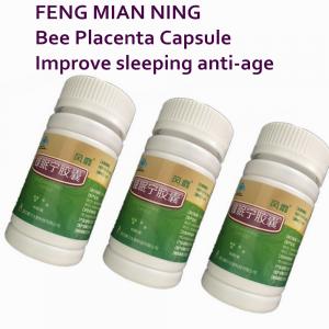 herbal Bee Placenta anti aging capsule anti insomnia immunity enhancement sleepness product sleeplessness improvement