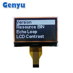 China DFSTN affichage LCD de 2,4 pouces 128x64 18 épingles FPC SPI COG LCD pour appareils portables supplier