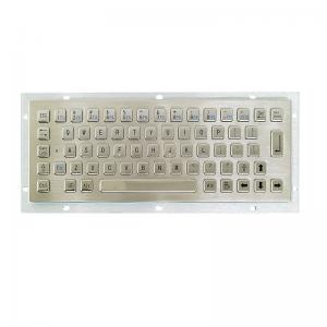 65 Keys Dustproof IP65 Medical Grade Keyboard Stainless Steel Metal Keyboard With USB Interface