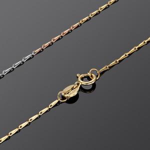 China 18K Rose Gold  White Gold Yellow Gold Mix Color Chain for Women (NG011) supplier