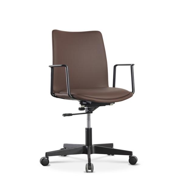 Rotating Ergo Executive Chair Medium Back SGS ODM With Lumbar Support