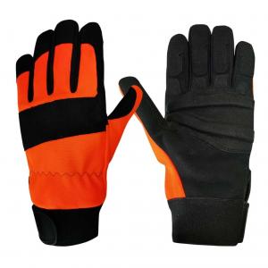 China CAT III EN ISO 11393-4 2019 CLASS 1 Chainsaw Safety Gloves for Forestry Industry supplier
