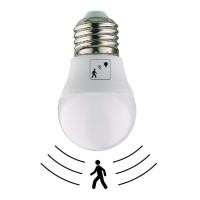 China G45 E27 LED Movement Sensor Lights , Energy Saving Movement Sensor Lamp on sale
