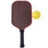 China Graphite Kevlar Core Pickleball Paddle 16mm Red Paddle Ball Rackets With Hot Press End wholesale