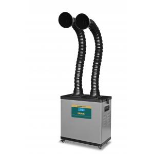 Two Arms Welding Exhaust Fume Extractor , Smoke Fume Extractor CE Certification