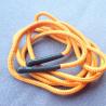 China Round Shape Polyester Silicone Dipping 6mm Drawstring Cord wholesale