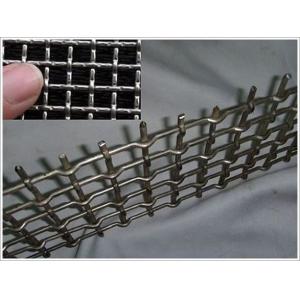 Plain Crimped 8" Carbon Steel Wire Mesh For Mining And Quarry