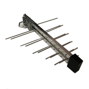 China Outdoor UHF VHF Digital TV Yagi Antenna with Amplifier and R.H.C.P Polarization Inten wholesale