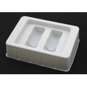 China White Plastic Game Trays Inlay Box Insert 1mm 1.2mm Thickness PVC PS PP Material supplier