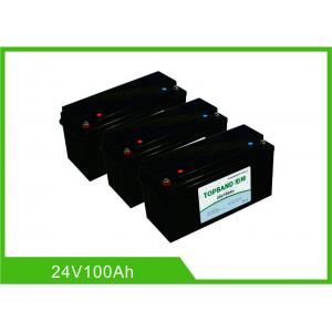 China 24V 100AH Deep Cycle Lithium Battery , UPS Rechargeable Lifepo4 Battery Bluetooth wholesale