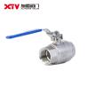 China 2-PC Screwed End Ball Valve CE APPROVED with GB/T12237 Standard and Customized Request wholesale