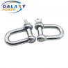 High Strength Heavy Duty Shackles , Safety Bolt 1T-30T Rated Load Lifting D