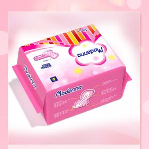 Breathable Women Sanitary Napkin Soft 100% Organic Cotton Sanitary Pads 285mm