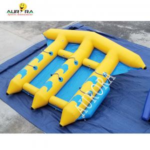 China Water Sport colorful Towable Inflatable Banana Boat Tube Flying Fish For Sea supplier