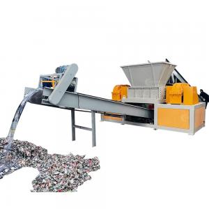 China Large Garbage Shredder Machine for Multifunctional Recycling Carbon Steel 3300KG Weight supplier