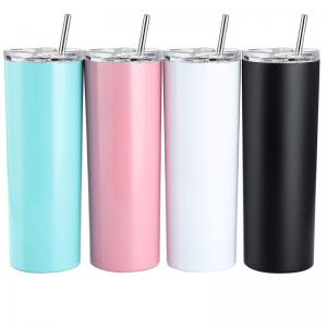 30 Oz Colorful Straight Vacuum Insulated Tumblers Travel Mugs