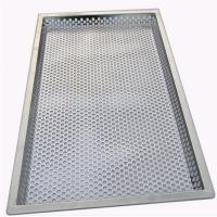 China RK Bakeware China Foodservice NSF Custom 4 Side Perforated 304 Stainless Steel Dry Tray on sale