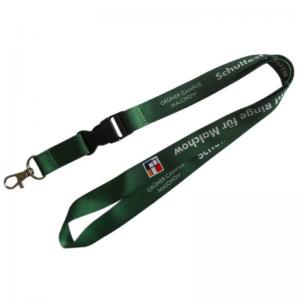 Portable Logo Printed Lanyard  Silk Screen Printing Custom Woven Lanyards