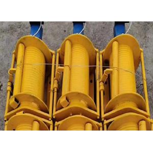 Lebus 10000 Lb Hydraulic Crane Winch Yellow Color With Grooved Drum