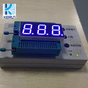 China Nixie Tube Module 7 Segment LED Displays 3 Digit 0.8 Inch For Humidity Indicators supplier