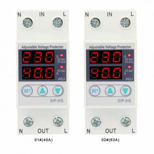 China Single Phase Control And Protective Switching Device Voltage Protector Relay 230VAC supplier