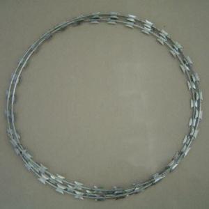 China galvanized razor wire/stainless steel razor barbed wire supplier