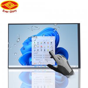 21.5 Inch Touch Screen LCD Panel IK7 Surface Strength Anti Fingerprint