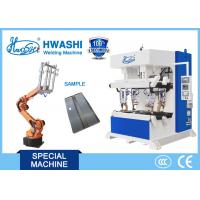 China Steel Cabinet Corner Automatic Spot Welding Machine With Loading Robot on sale
