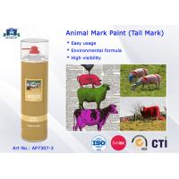 Fast Drying Waterproof Spray Animal Mark Paint for Pig / Sheep / Horse Tail Purple Red Green