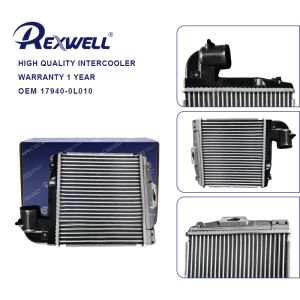 High Quality Car Aluminium Radiator Engine Turbo Inter Cooler Intercooler Assy 17940-0L010 For Toyota Hilux VIGO 1KD 2KD 2006-