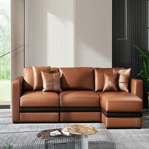 China Find Your Perfect Fit with Various Sizes Italian Leather Sofa Set and Cushions on sale