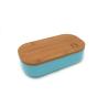 China 600ml Capacity BPA-Free Custom Food Container with Bamboo Lid and Cutlery wholesale