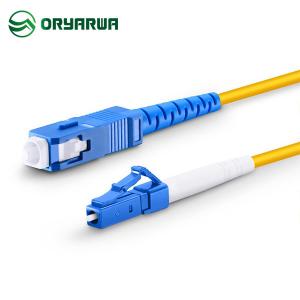 LC UPC To SC UPC Fiber Optic Single Mode Patch Cord Simplex 3M Jumper