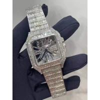 China Custom Moissanite Watches Custom ice cube watch Chinese ice cube watch manufacturer on sale